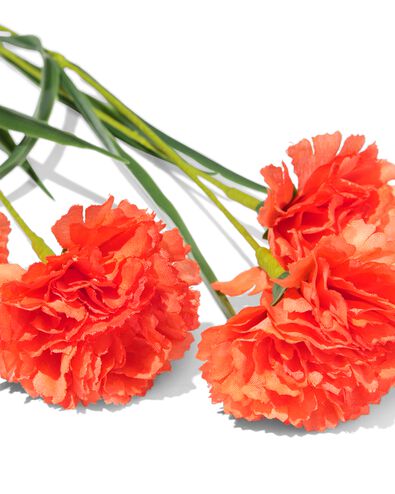 kunstbloem tuinanjer oranje - 41300105 - HEMA
