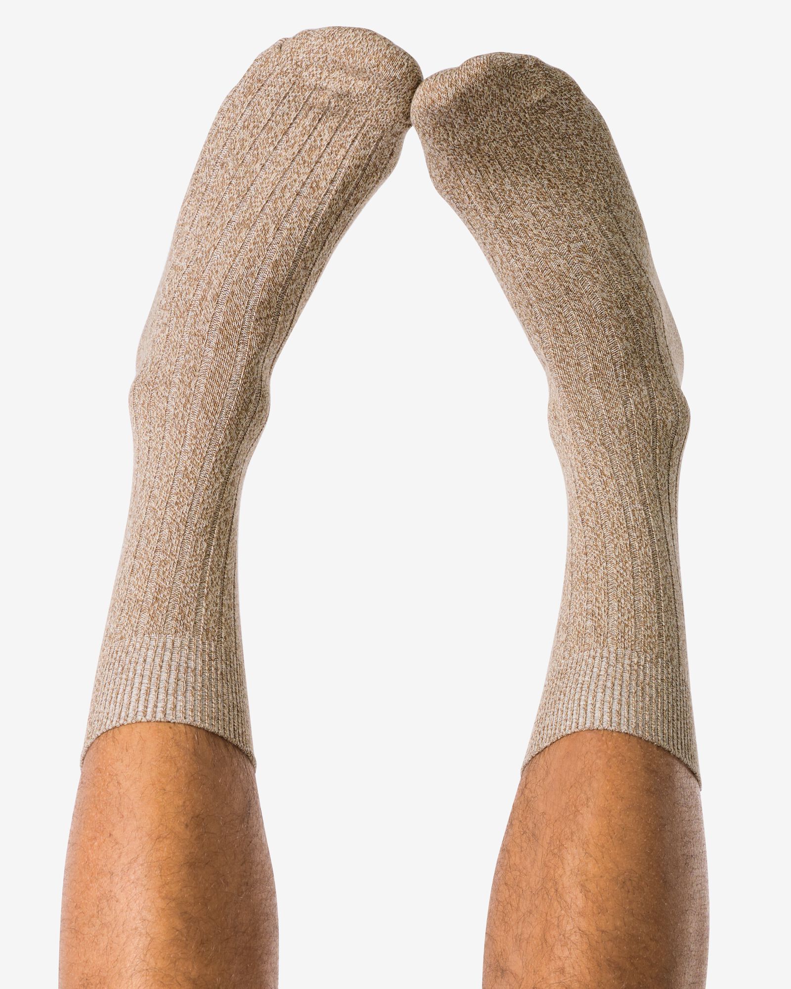 Herrensocken, gerippt beige beige - 4170415BEIGE - HEMA