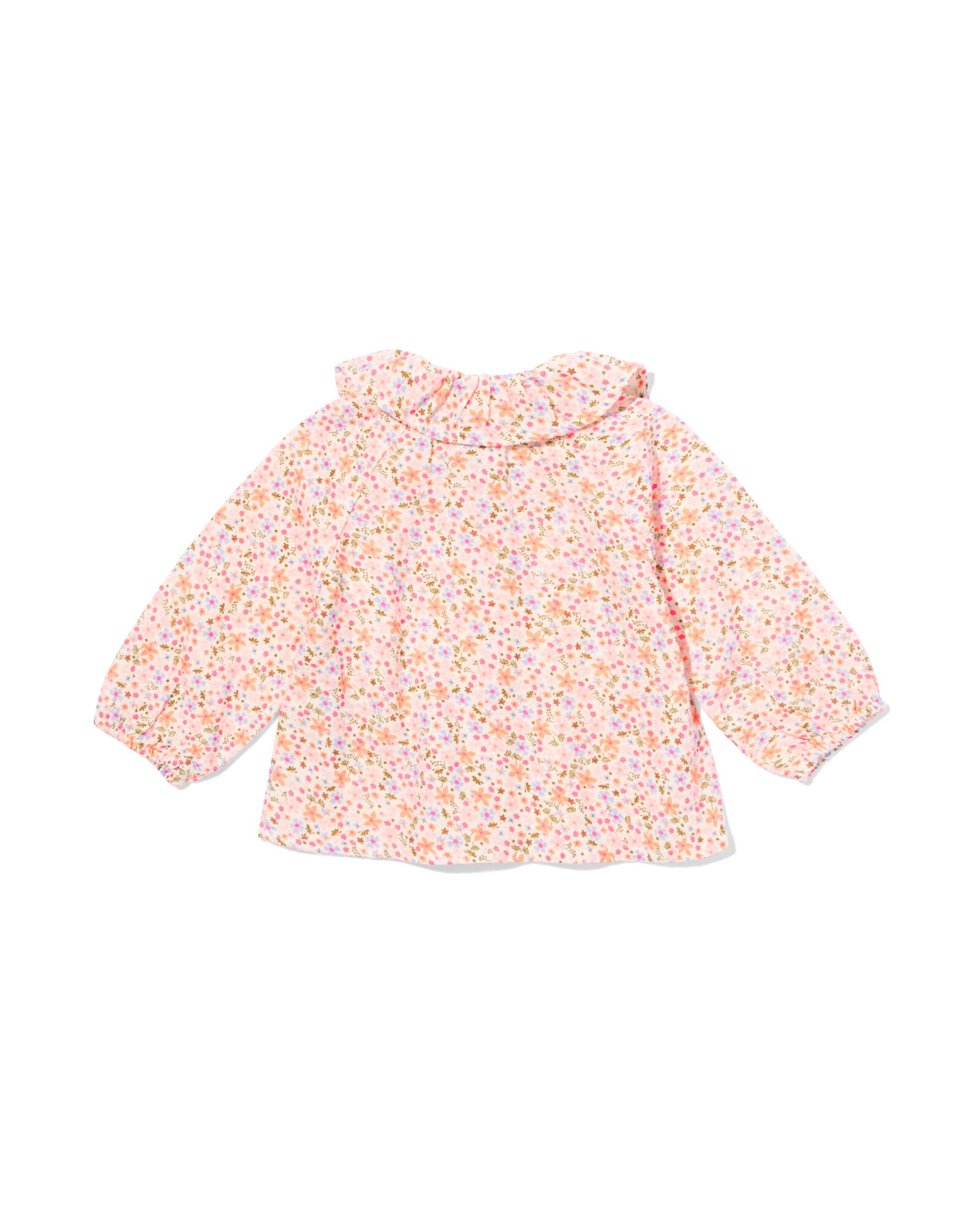 blouse b&eacute;b&eacute; mousseline fleurs &eacute;cru &eacute;cru - 33058970ECRU - HEMA
