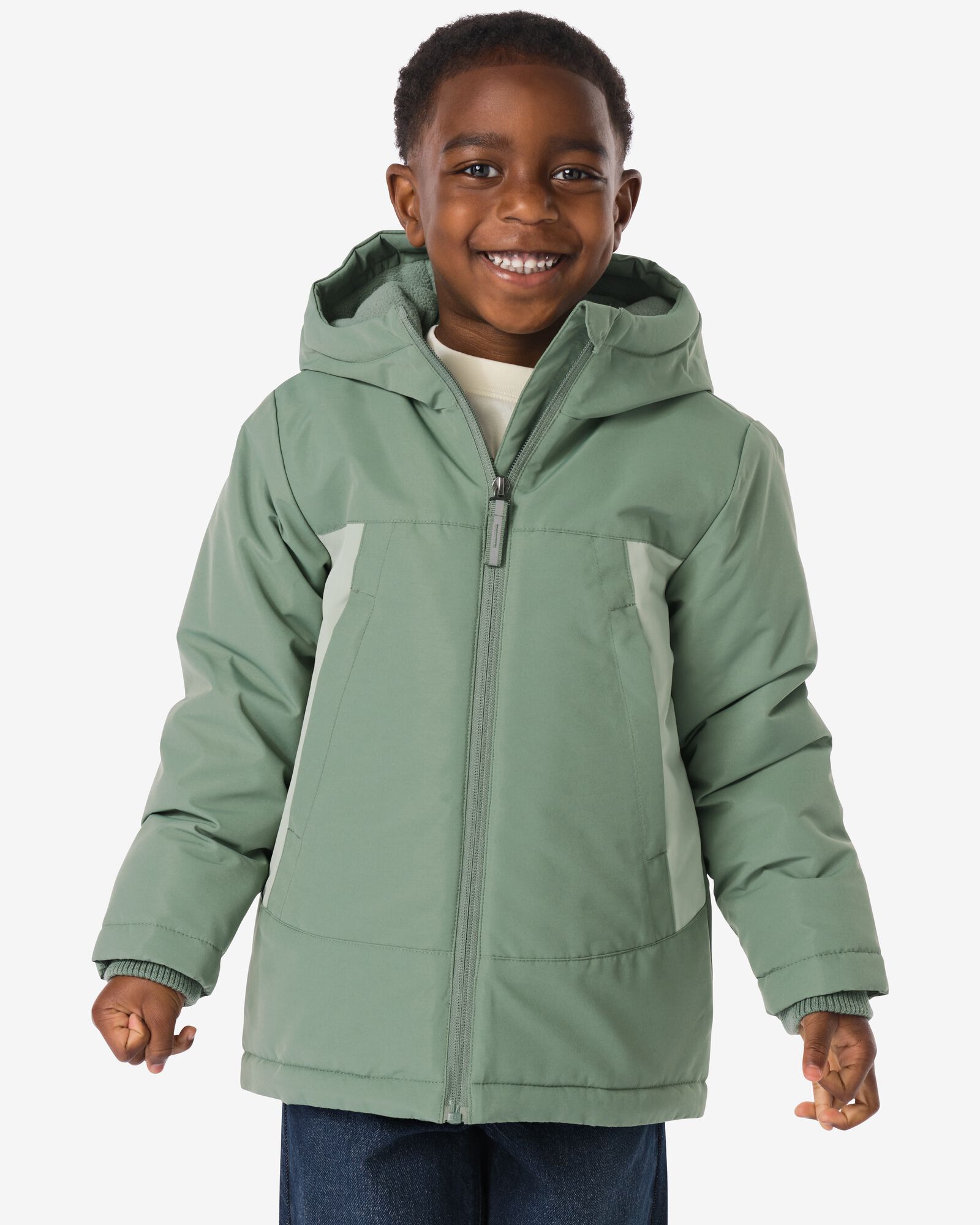 manteau enfant multicolore vert - 30743819GREEN - HEMA