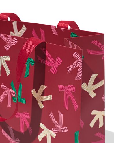 sac cadeau 12x32x25cm nœud - 25700099 - HEMA