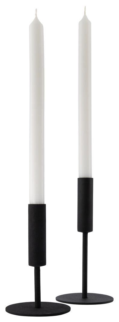 12 bougies longues Ø2.2x29 blanc - 13503050 - HEMA