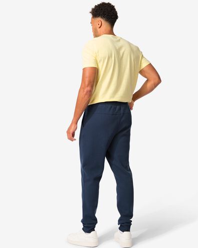 heren sweatbroek donkerblauw - 1000030212 - HEMA