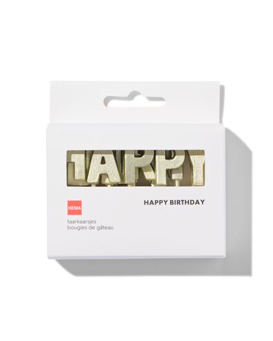 bougies d&rsquo;anniversaire Happy Birthday - 14210170 - HEMA