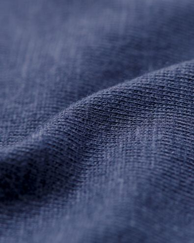 pyjama homme coton bleu foncé XXL - 23682545 - HEMA