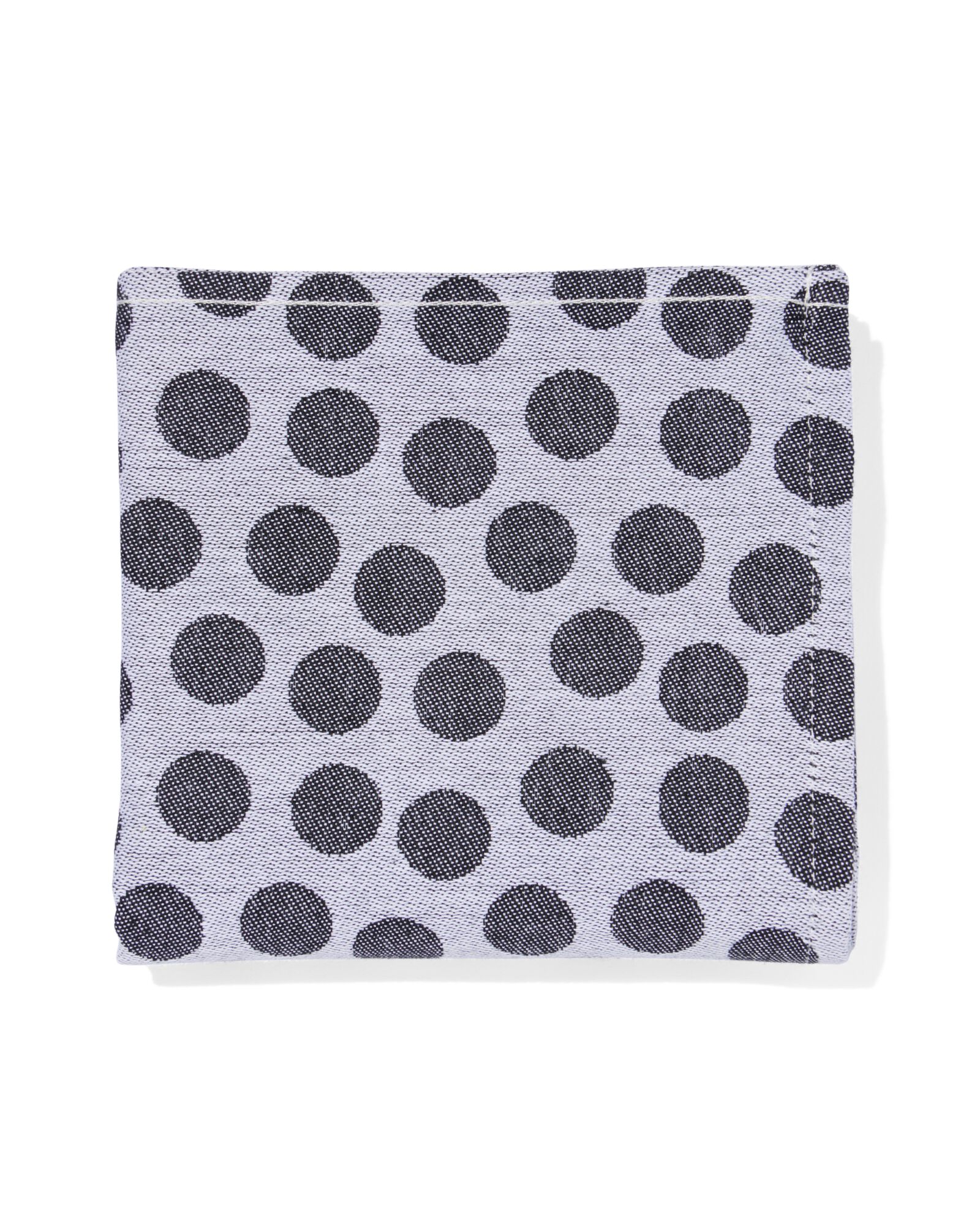 torchon 65x65 coton gris pois - 5440226 - HEMA
