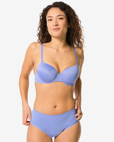 culotte hipster menstruelle sans coutures absorption l&eacute;g&egrave;re bleu - 19630735BLUE - HEMA