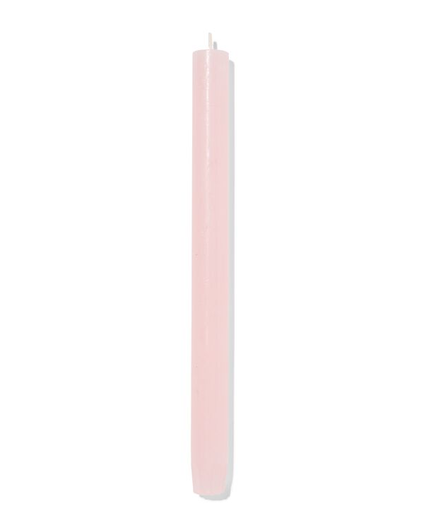 bougie longue rustique &Oslash;2,2x27 cm rose p&acirc;le - 13504016 - HEMA