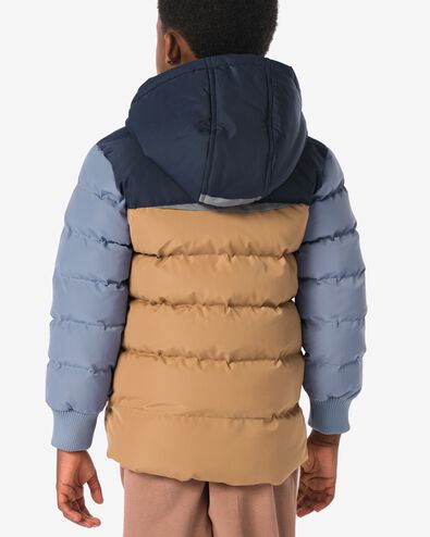 kinderjas kleurblok bleu fonc&eacute; - 30743905DARKBLUE - HEMA