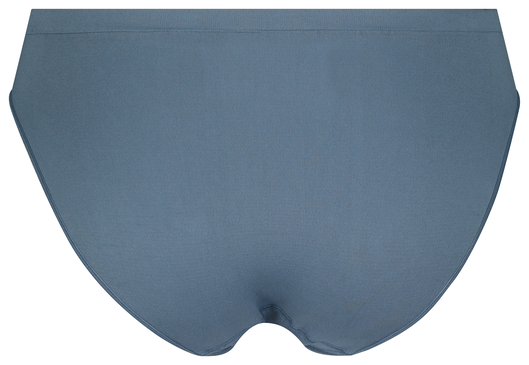 slip femme sans coutures en micro bleu moyen M - 19653762 - HEMA