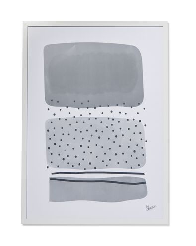 cadre photo 50x70cm bois blanc 50 x 70 blanc - 13621044 - HEMA