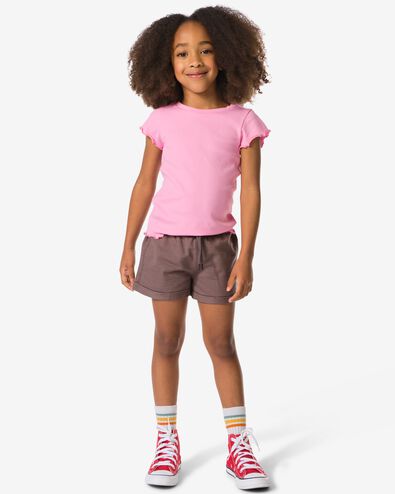kinder sweatbroek comfy fit lichtbruin lichtbruin - 30846338LIGHTBROWN - HEMA