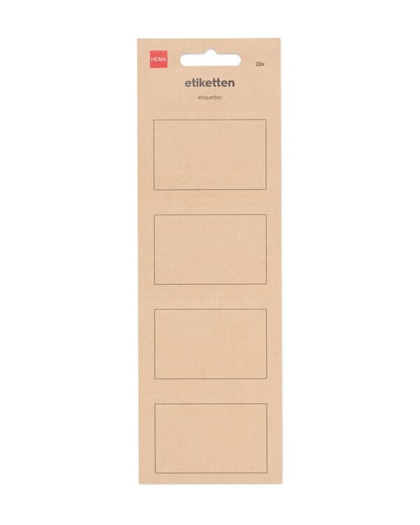 20er-Pack Etiketten - 14501239 - HEMA