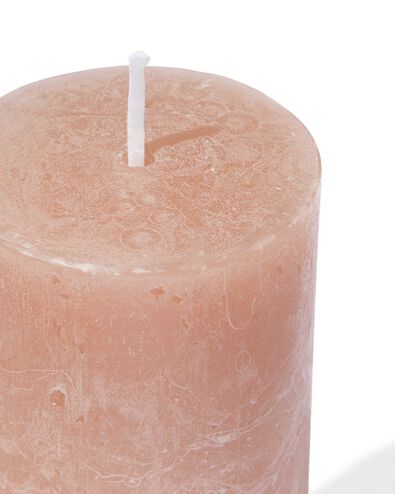 bougies rustiques marron 5 x 11 - 13504005 - HEMA