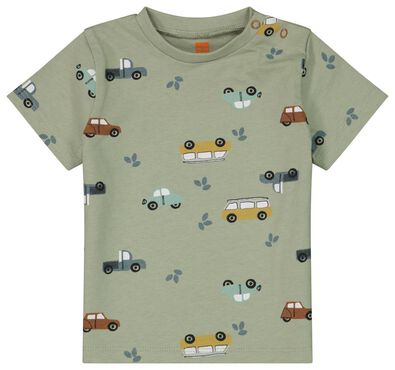 Baby-T-Shirt, Autos grün - 1000024081 - HEMA