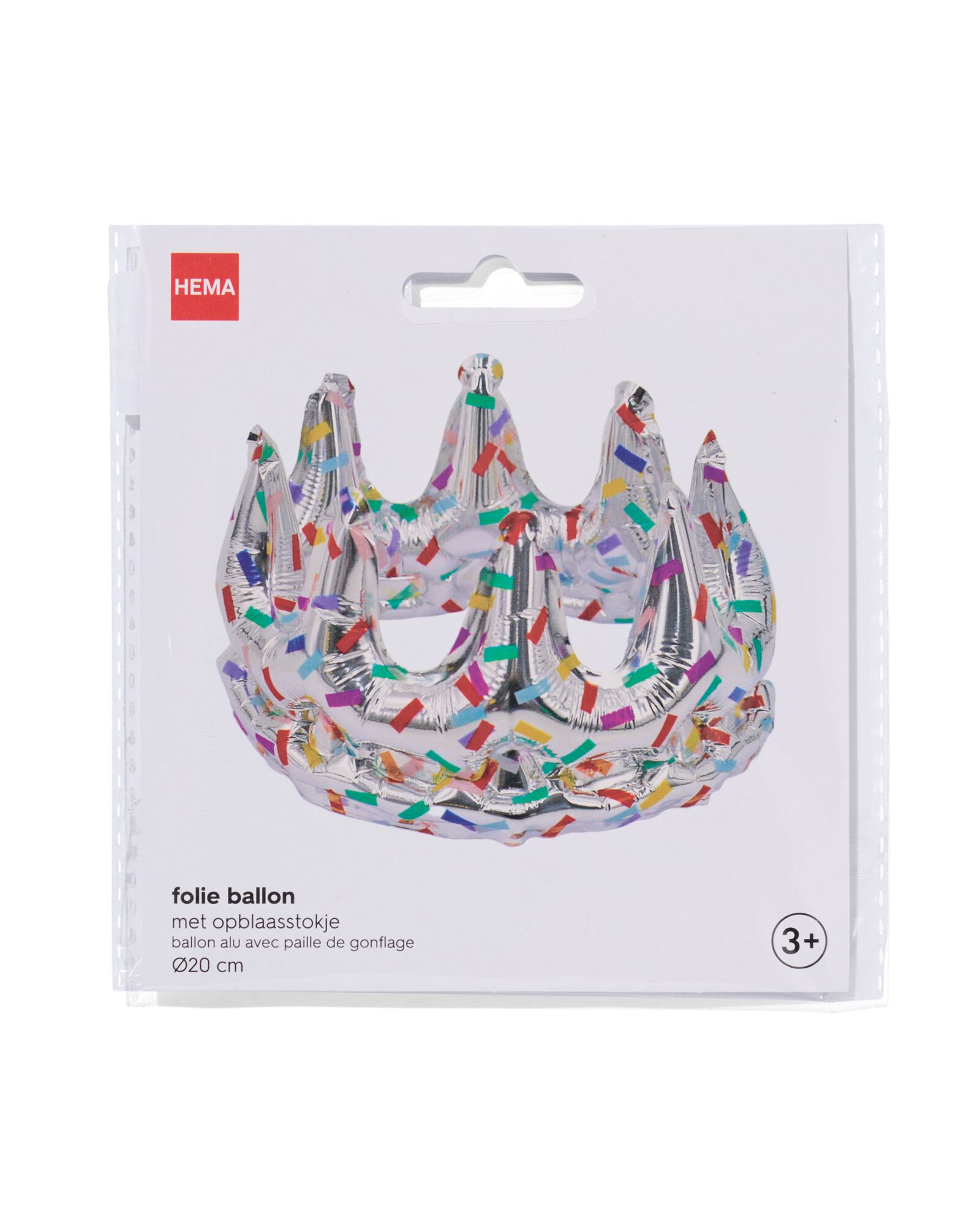 3D folieballon kroon  - 14250038 - HEMA