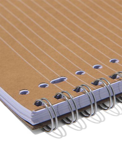 cahiers kraft A4 lign&eacute;s - lot de 3 - 14120270 - HEMA