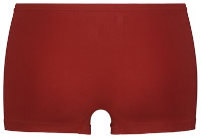 boxer femme sans coutures en micro rouge - 1000027808 - HEMA