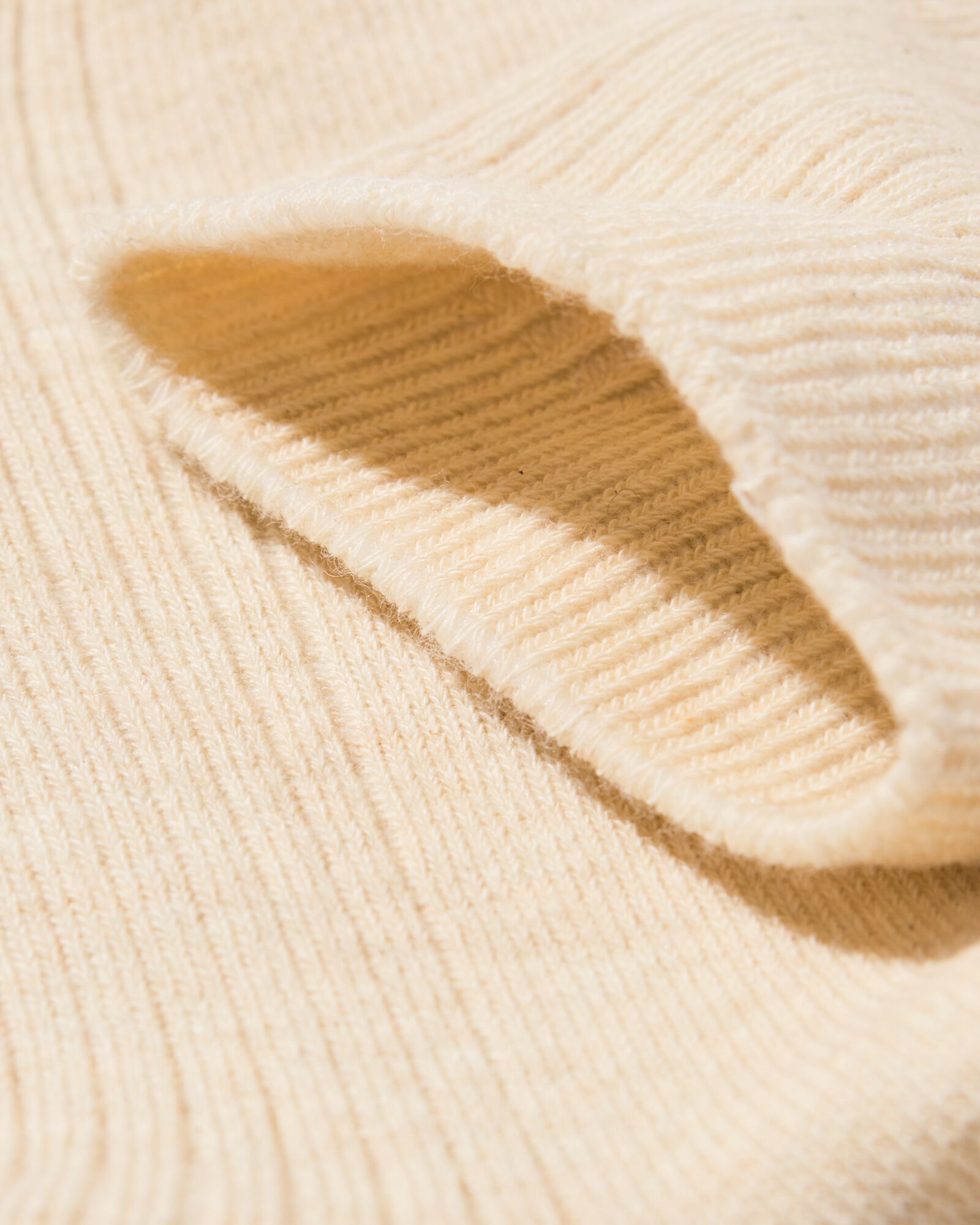 chaussettes c&ocirc;tel&eacute;es femme beige beige - 4290450BEIGE - HEMA