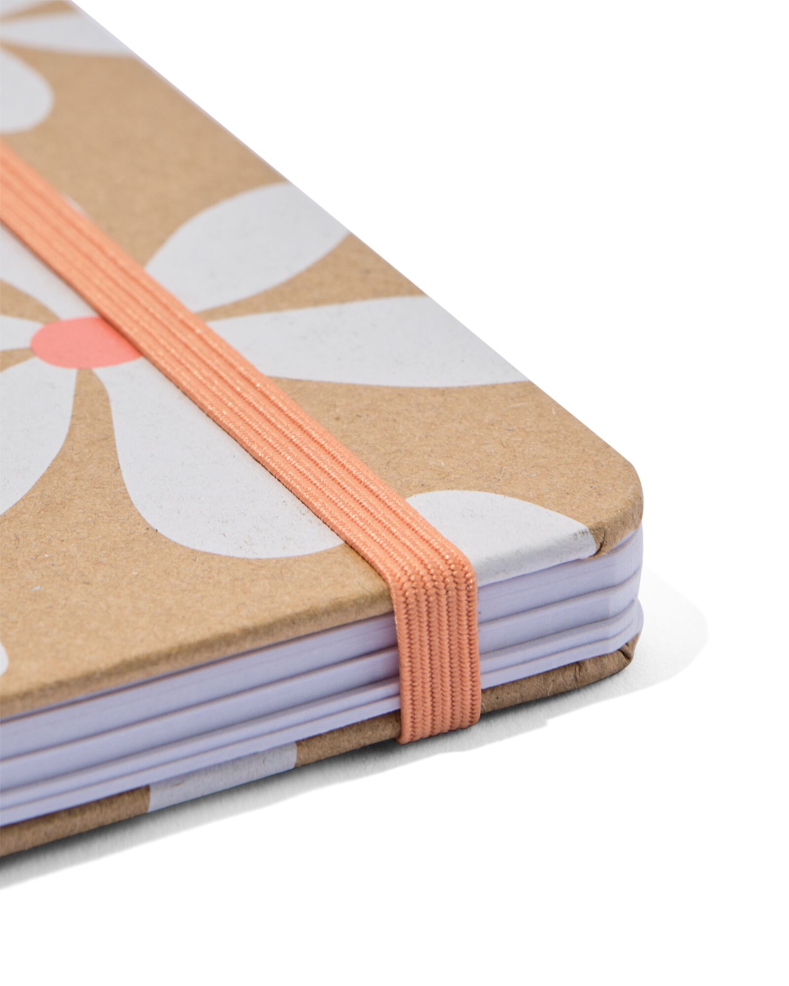 notitieboek A5 spiraal karton bloemen - 14106003 - HEMA