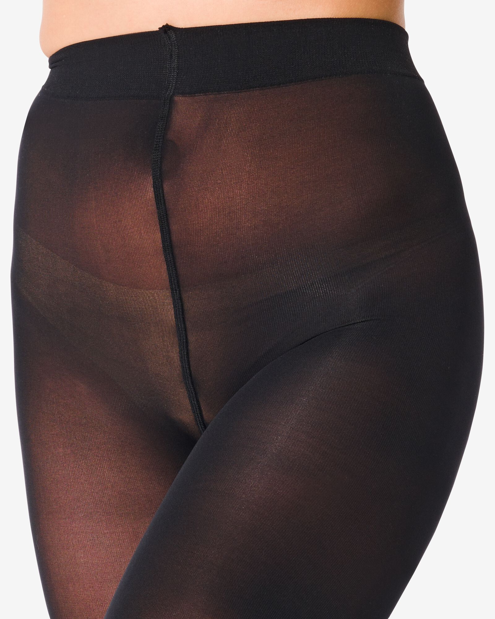 temp tech panty 40denier zwart zwart - 1000001105 - HEMA