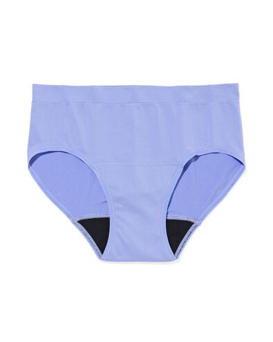 culotte hipster menstruelle sans coutures absorption l&eacute;g&egrave;re bleu - 19630735BLUE - HEMA