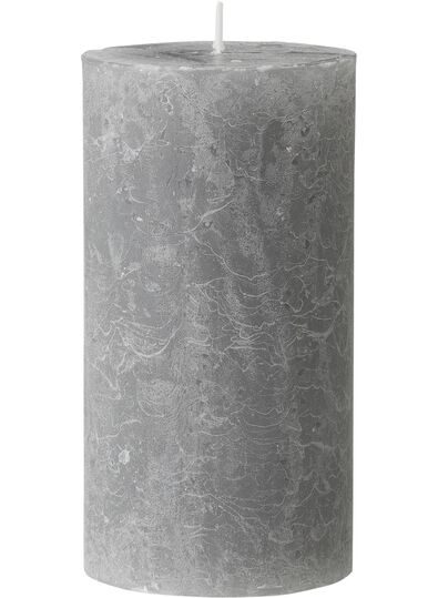 bougies rustiques gris clair - 1000015394 - HEMA