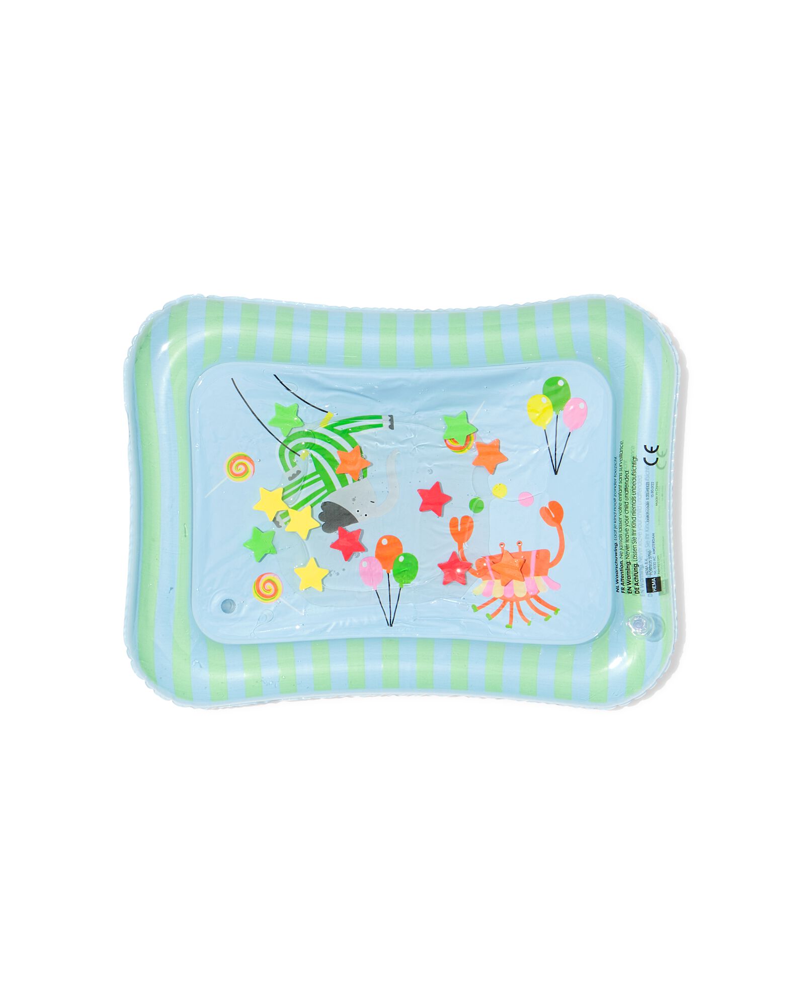 opblaasbare waterspeelmat voor baby's 63x46x6cm circus - 15800122 - HEMA
