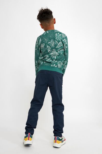 kinder sweater bladeren groen - 1000026086 - HEMA