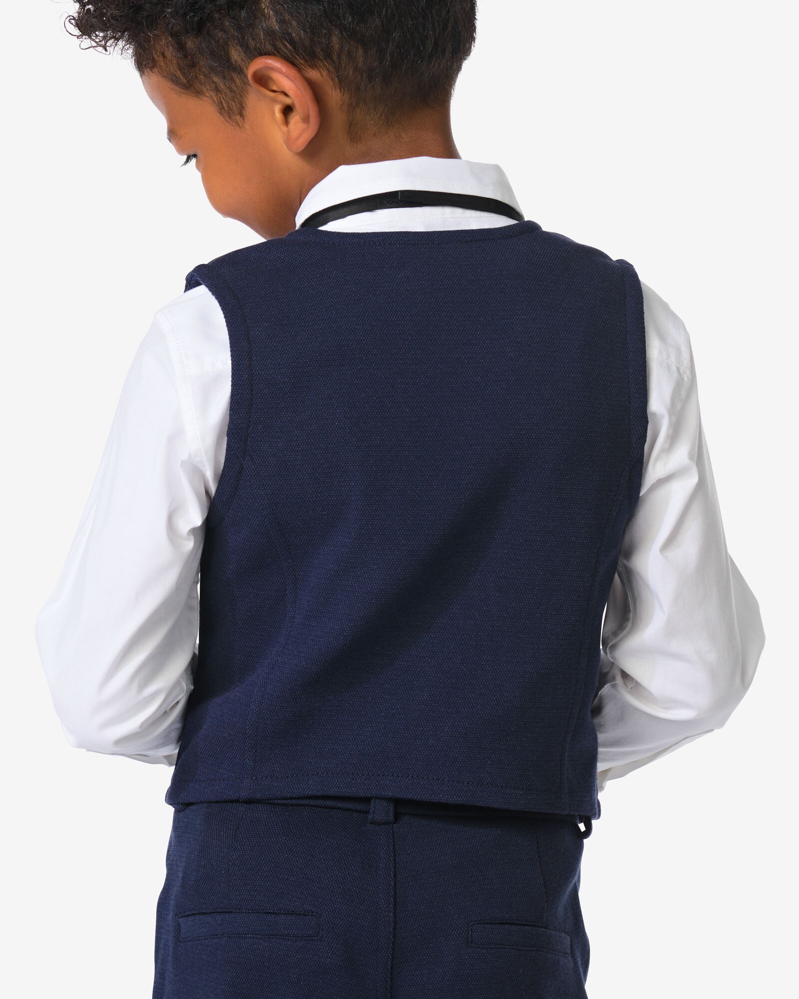 gilet enfant piqu&eacute;  bleu - 30706706BLUE - HEMA