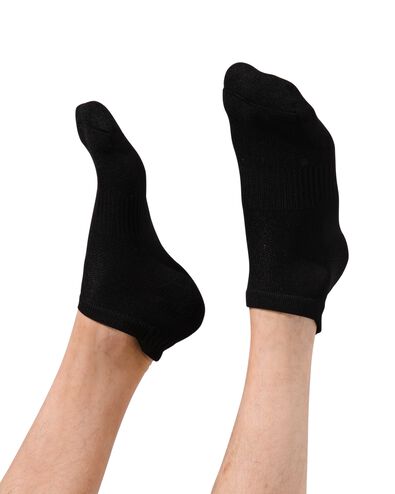 2 paires de socquettes homme sport noir noir - 1000010437 - HEMA