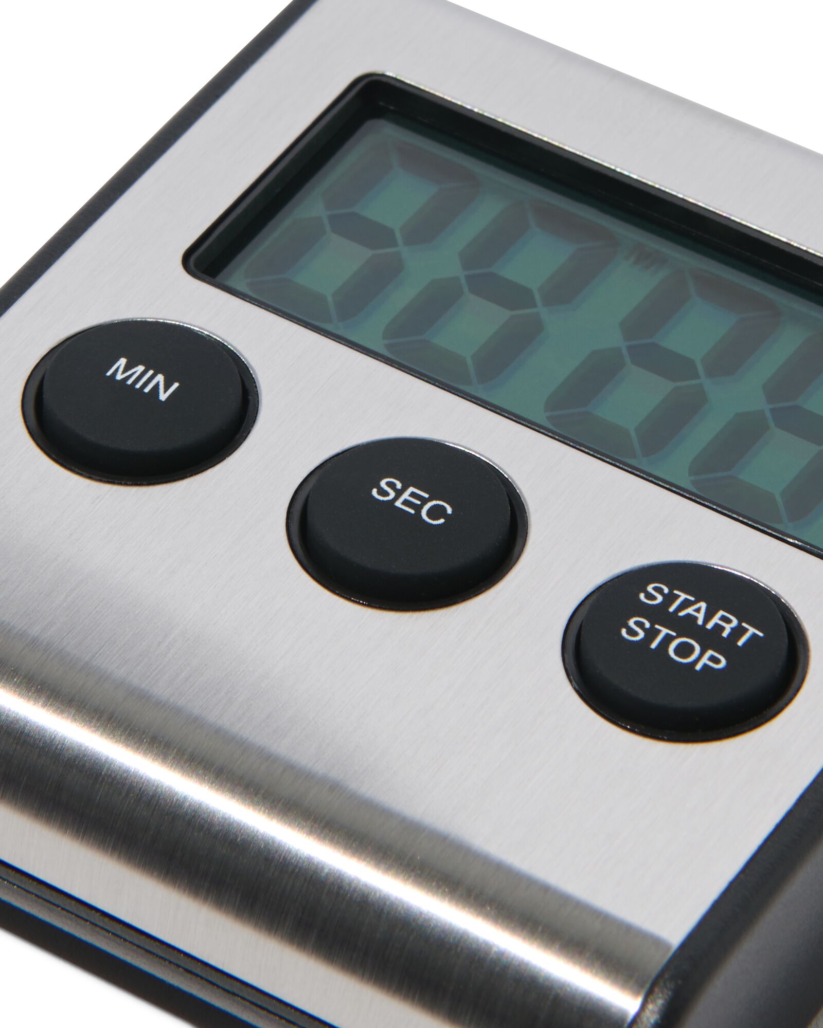 kookwekker digitaal magnetisch rvs - 80841225 - HEMA