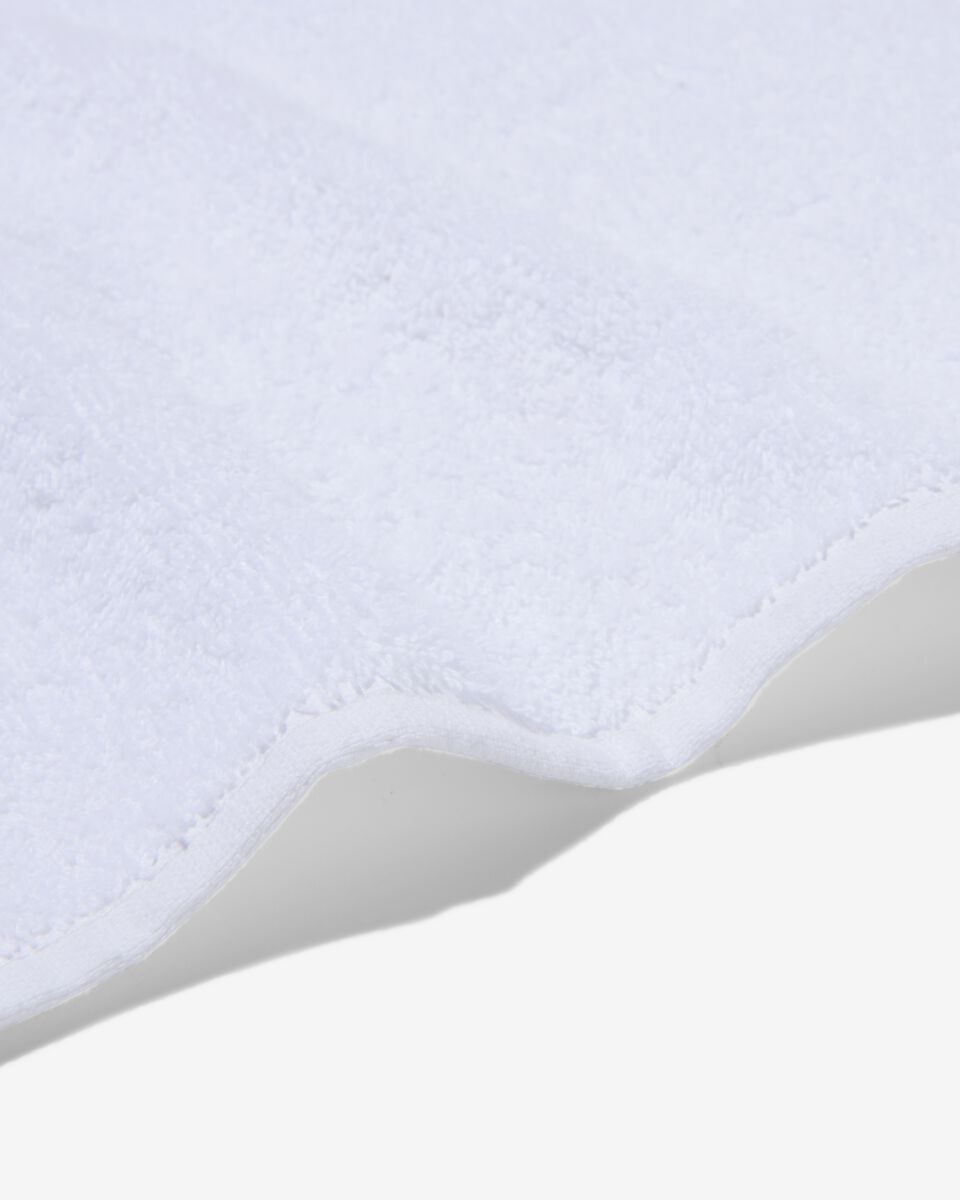 4 serviettes pour le visage 30x30 blanches - - qualité épaisse - 5200235 - HEMA