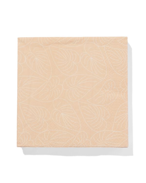 serviettes botanique 33x33 cm - lot de 20 - 14250203 - HEMA