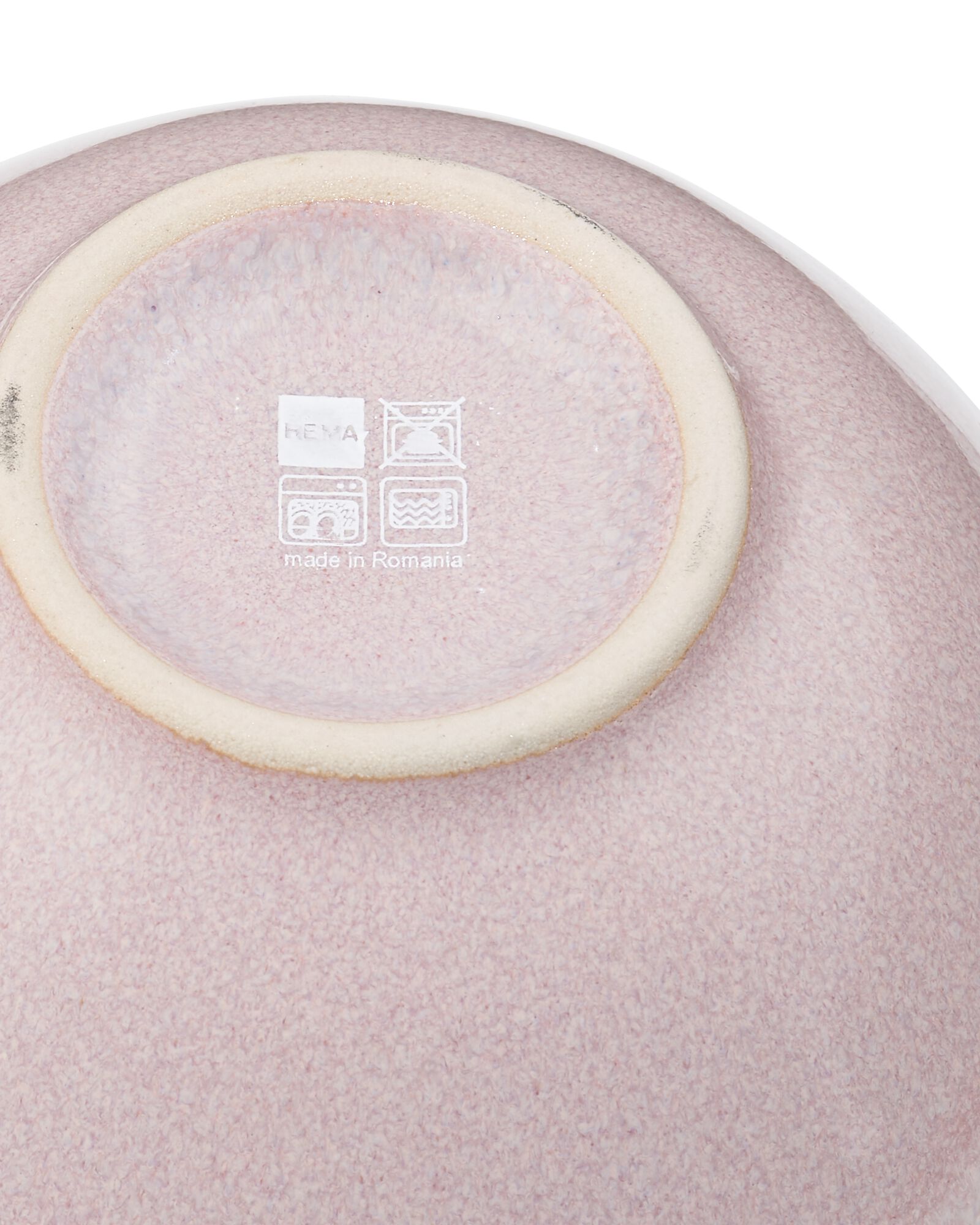 bol 12 cm Monaco &eacute;mail r&eacute;actif rose - 9650217 - HEMA