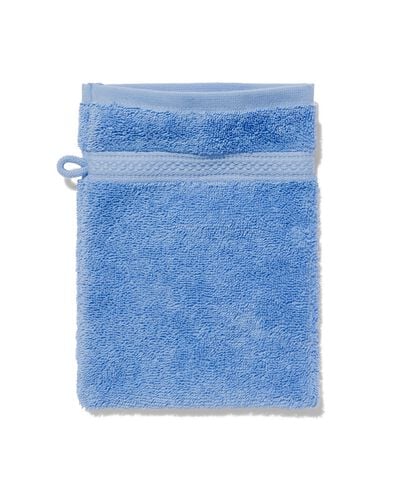 Waschhandschuh, schwere Qualität, frisches Blau - 5250382 - HEMA