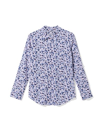 damesblouse Bobbie bloemen wit wit - 36207650WHITE - HEMA