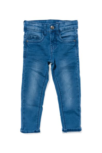 pantalon jogdenim enfant modèle skinny bleu 128 - 30769873 - HEMA