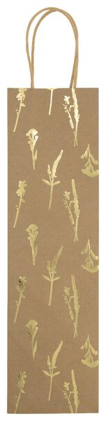 Weintasche, Pappe, 37 x 10.5 x 10.5 cm, Blumen - 14700609 - HEMA
