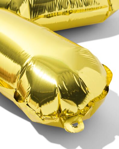 ballon aluminium lettre X 30cm dor&eacute; - 14260054 - HEMA