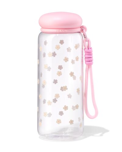 Wasserflasche 700 ml mit Trageschlaufe, Blumen - 61104504 - HEMA
