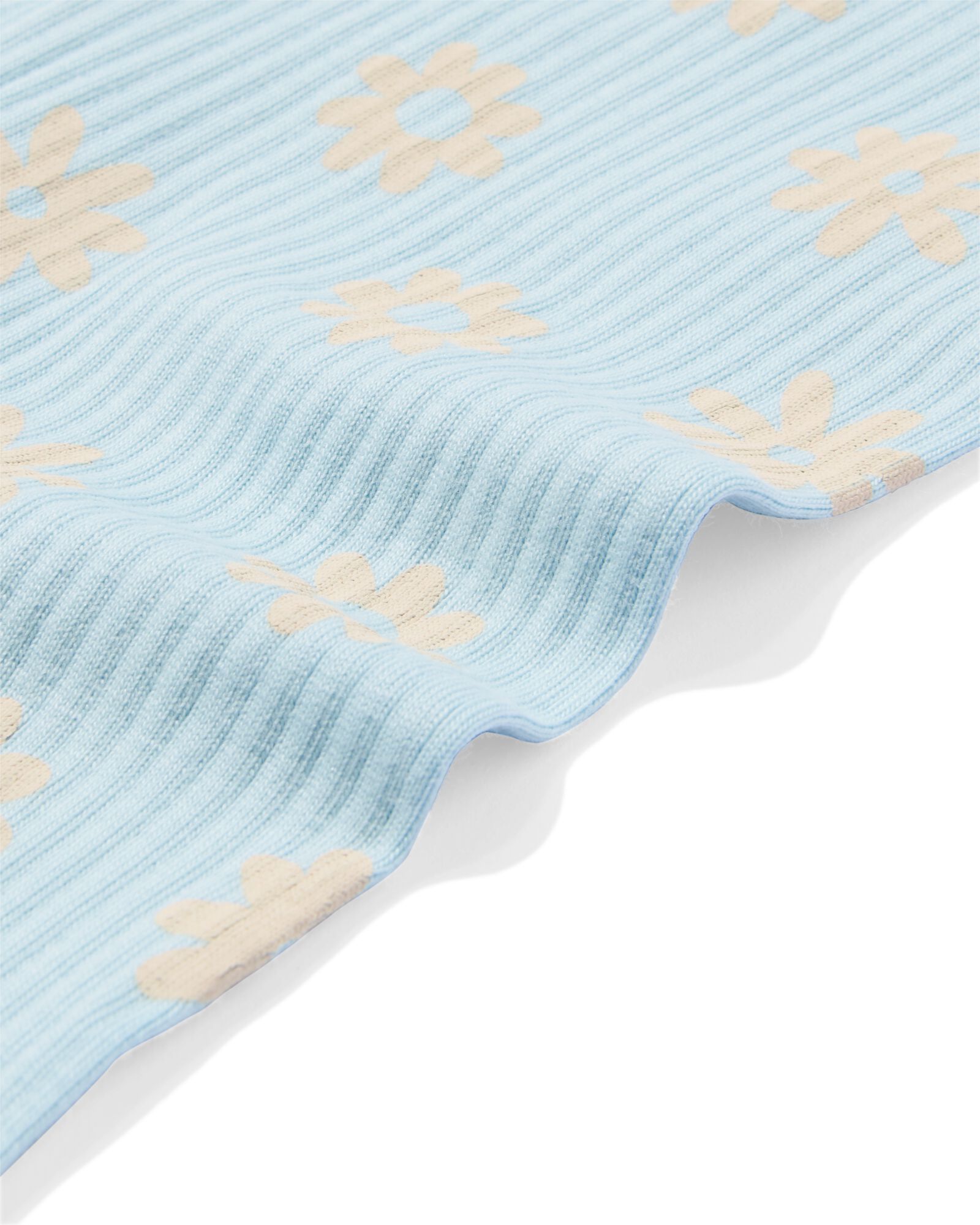 leggings b&eacute;b&eacute; c&ocirc;tel&eacute;s fleurs - 2 pi&egrave;ces bleu bleu - 33057770BLUE - HEMA