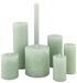 bougies rustiques vert clair - 1000015365 - HEMA