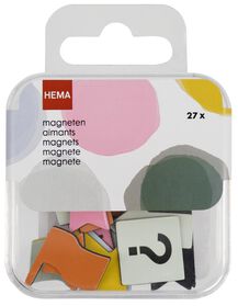 27er-Pack Magnete für Magnettafeln - 14410133 - HEMA