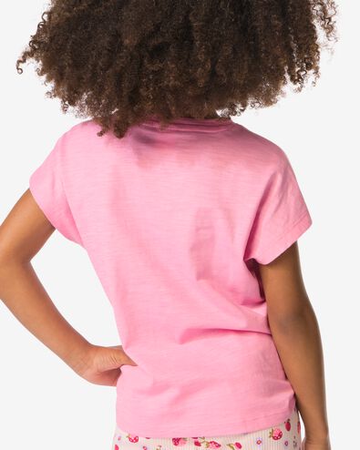 Kinder-T-Shirt, Jersey, Fr&uuml;chte rosa rosa - 30843070PINK - HEMA