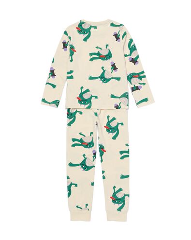 pyjama enfant monstre blanc cass&eacute; blanc cass&eacute; - 23000650OFFWHITE - HEMA