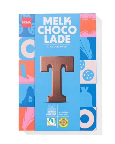 lettre en chocolat au lait T 140g - 24401120 - HEMA