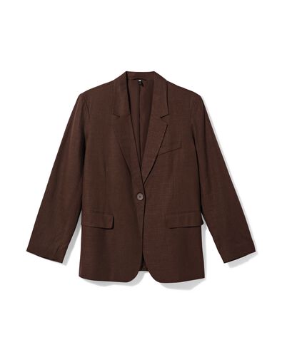 Damenblazer Isla dunkelbraun dunkelbraun - 36208610DARKBROWN - HEMA