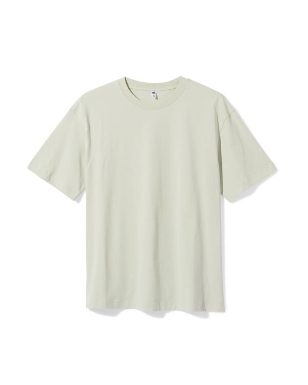 t-shirt femme Do coupe oversize vert clair vert clair - 36311530LIGHTGREEN - HEMA