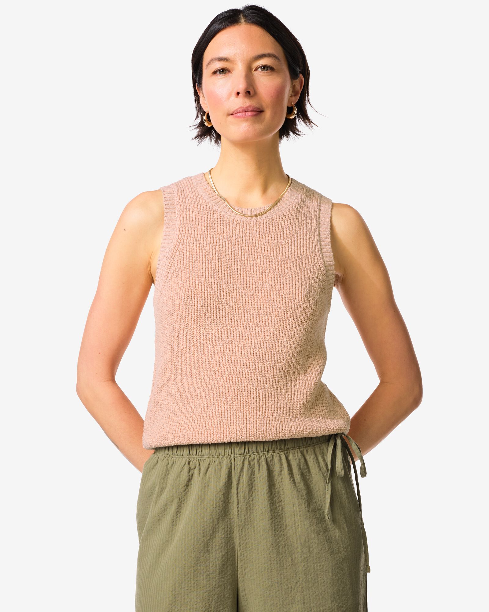 pull femme Faya maille fine rose p&acirc;le rose p&acirc;le - 36204310LIGHTPINK - HEMA